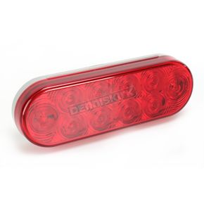 6.5 in. Oval Red Trailer LED Brite Lite