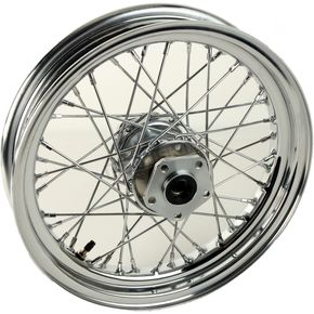 Chrome Tubeless 16x3.00 40 Spoke Rear Wheel
