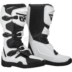 White/Black Maverik Boots